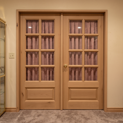 6/0X6/8 Knotty Alder Double Door