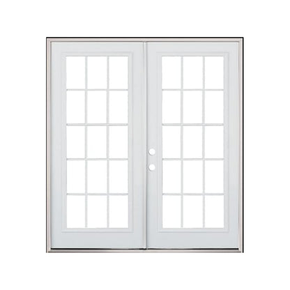 6/0x6/8 15 Lite Exterior Prehung Primed Fiberglass Door