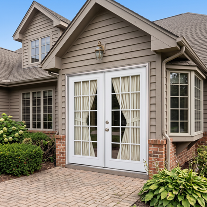 6/0x6/8 15 Lite Exterior Prehung Primed Fiberglass Door