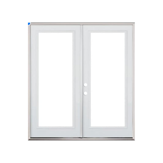 6/0x6/8 Clearview Exterior Prehung Primed Fiberglass Door