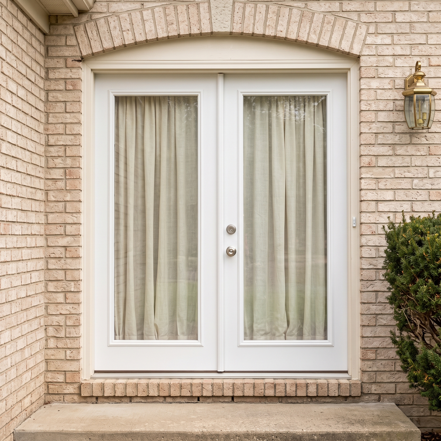 6/0x6/8 Clearview Exterior Prehung Primed Fiberglass Door