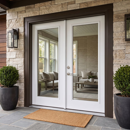 6/0x6/8 Clearview Exterior Prehung Primed Fiberglass Door
