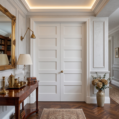 6/0x8/0 5 Panel Shaker Prehung French Interior Door