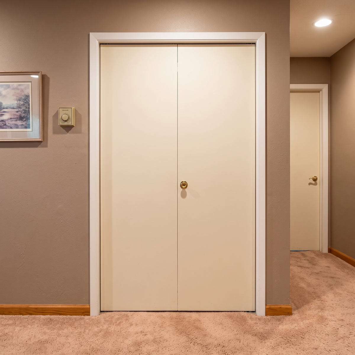 6 ft x 6 ft 8 in Flush Solid Core Primed Prehung Interior French Door