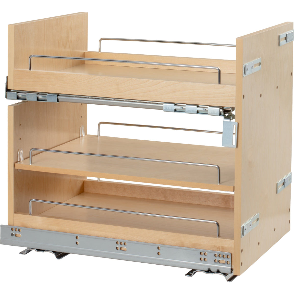 14" "No Wiggle" Soft-Close Under Drawer Base Pullout