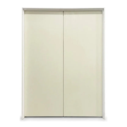 6 ft x 6 ft 8 in Flush Solid Core Primed Prehung Interior French Door