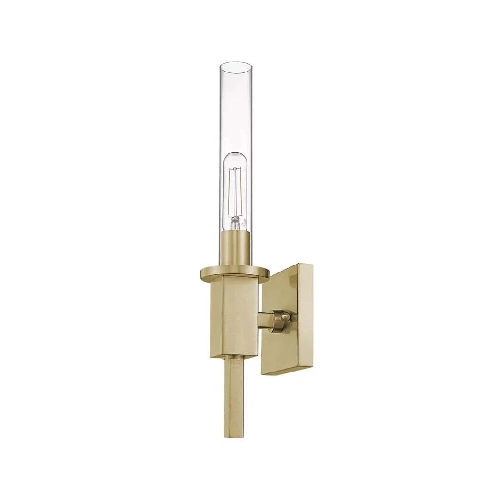 Vivio Roma 1-Light Clear Tube Glass Sconce - CG
