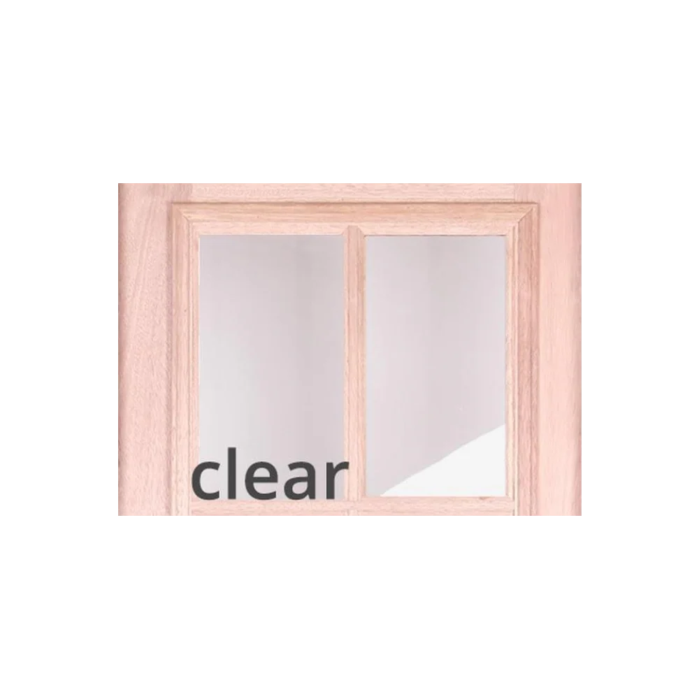 3/0x6/8 or 36x 80" Mahogany Prehung Front Door With 6 Lites