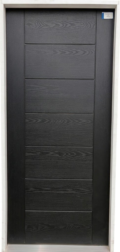3/0x6/8 Single Prefinished Textured Prehung Fiberglass Door