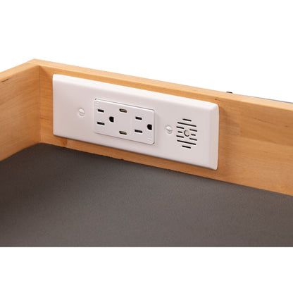 15" Charging Drawer for Bath with In-Drawer Outlets & Charging Ports