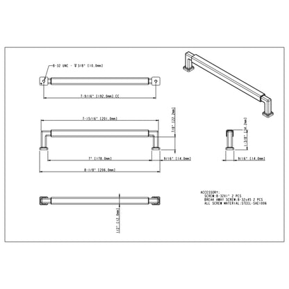 Nash 192 mm Center-to-Center Bar Pull