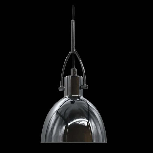 1-Light Dome Pendant - Silver Chrome