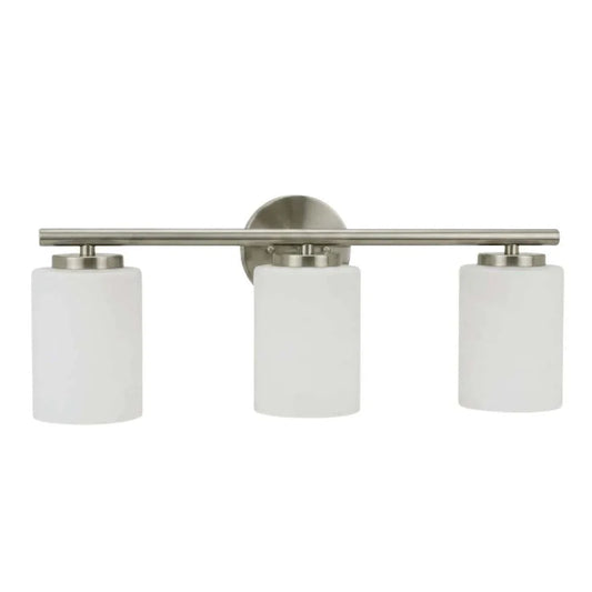 3-Light WH Glass Vanity - NK