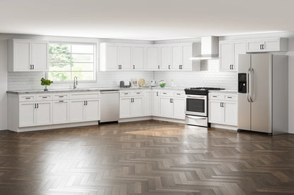 Pioneer Shaker White 15x15 Kitchen