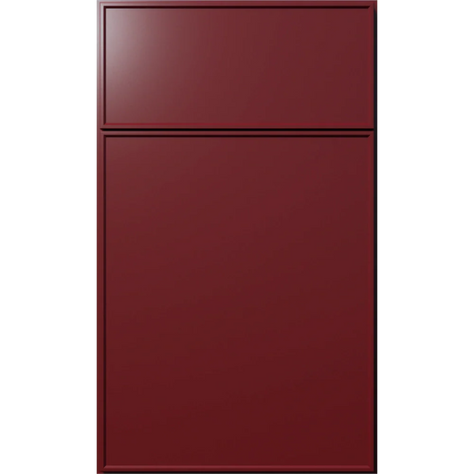 Fabuwood Allure Echo Cabernet Red Door Sample