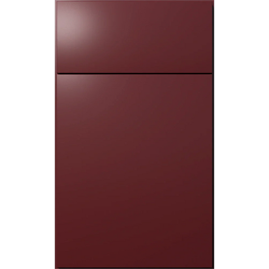 Fabuwood Allure Luxe Cabernet Red Door Sample