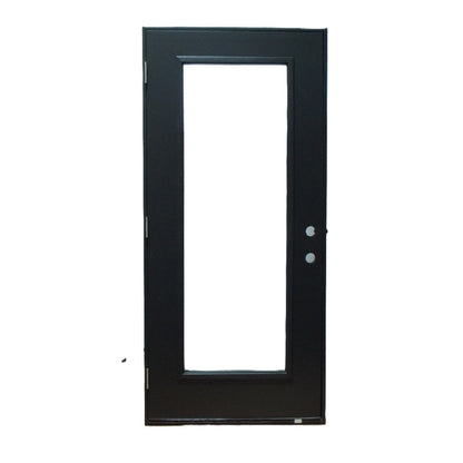 Fiberglass Full Lite Clear Glass