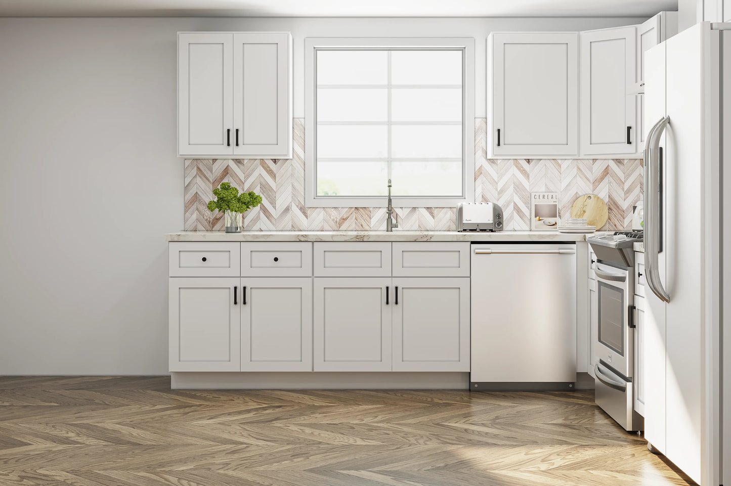 KCD Shaker White 10x10 Kitchen