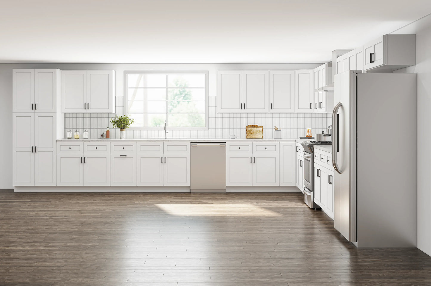 KCD Shaker White 18x18 Kitchen