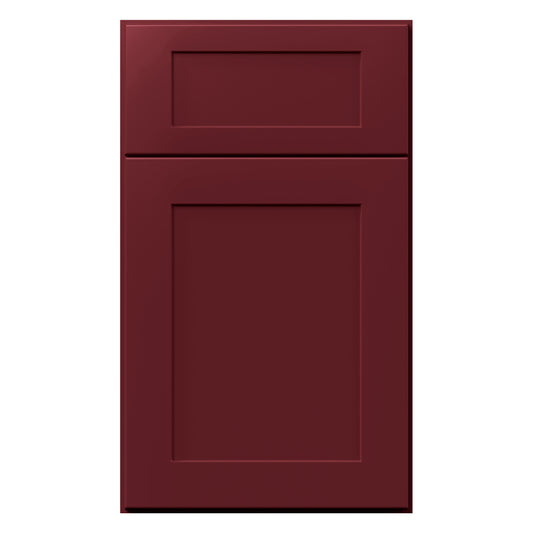 Fabuwood Allure Galaxy Cabernet Red Door Sample