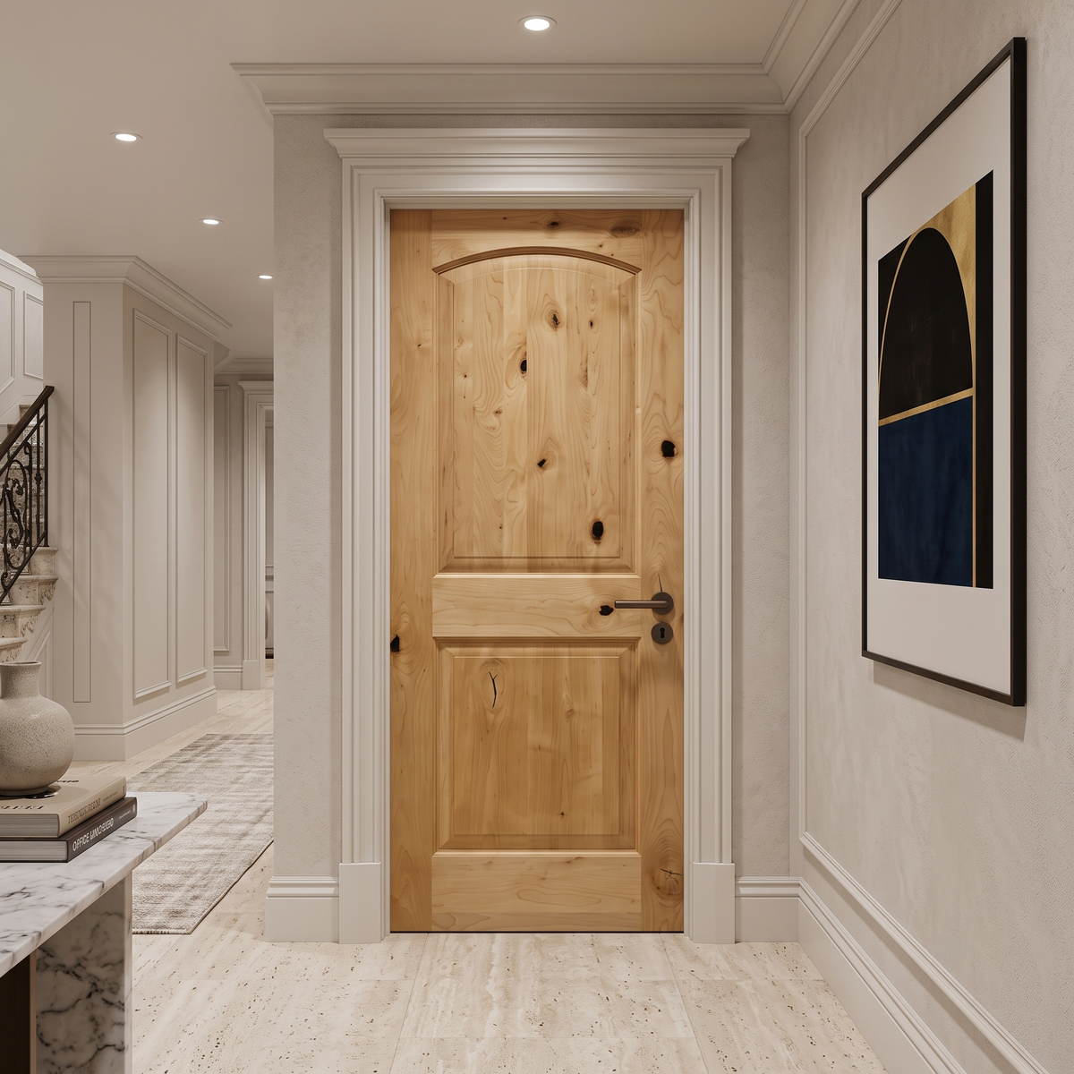 Knotty Alder 2 PNL Raised Arch
