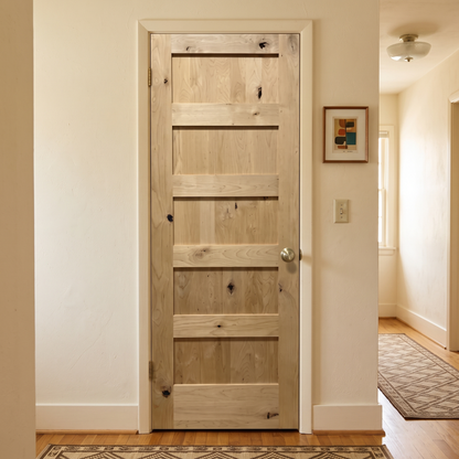 2/0x8/0 Knotty Alder 5 Panel Shaker Interior Door