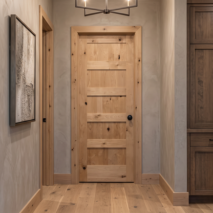 2/0x8/0 Knotty Alder 5 Panel Shaker Interior Door