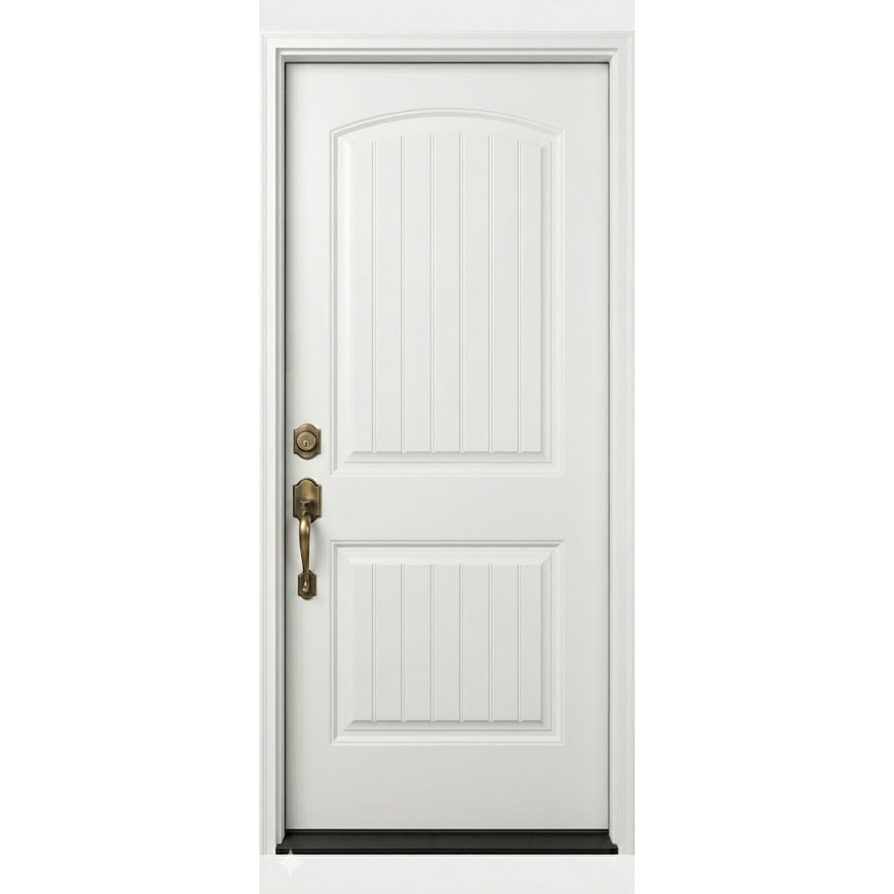 Masonite 3/0x6/8 Single Prehung 2 Panel Cheyenne Fiberglass Door