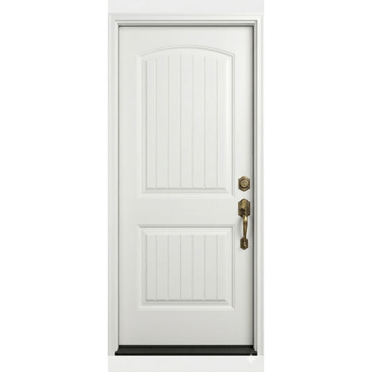 Masonite 3/0x6/8 Single Prehung 2 Panel Cheyenne Fiberglass Door