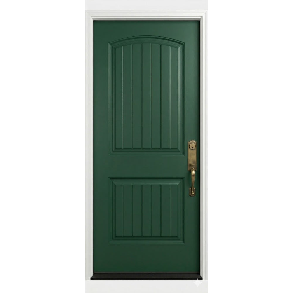 Masonite 3/0x6/8 Single Prehung 2 Panel Cheyenne Fiberglass Door