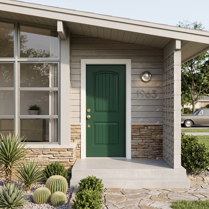 Masonite 3/0x6/8 Single Prehung 2 Panel Cheyenne Fiberglass Door