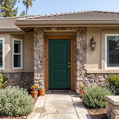 Masonite 3/0x6/8 Single Prehung 2 Panel Cheyenne Fiberglass Door