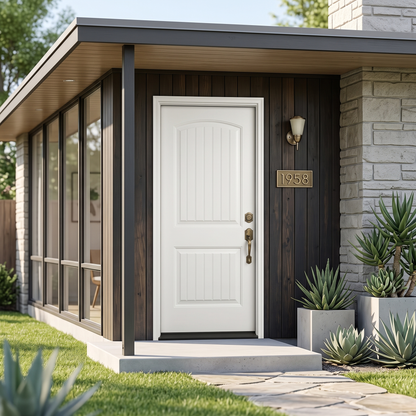Masonite 3/0x6/8 Single Prehung 2 Panel Cheyenne Fiberglass Door
