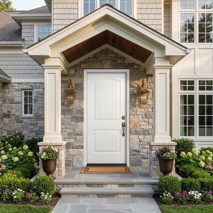 Masonite 3/0x6/8 Single Prehung 2 Panel Cheyenne Fiberglass Door