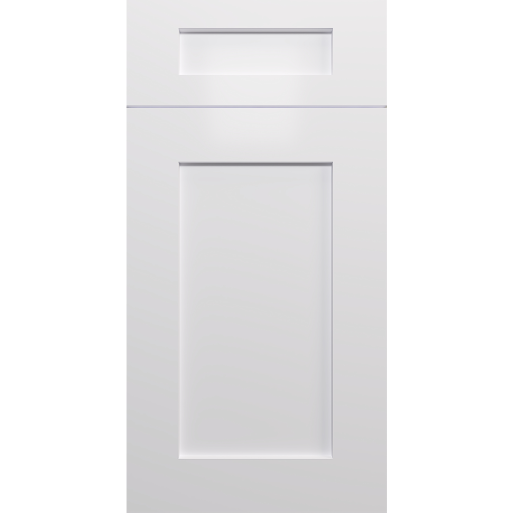 Pioneer American New White Shaker Door Sample