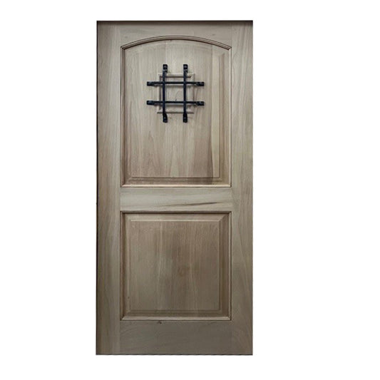 Teak 2 PNL Arch Speak Easy 3/0x6/8