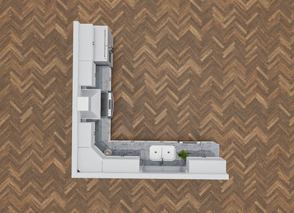 Pioneer Shaker White 12x12 Kitchen