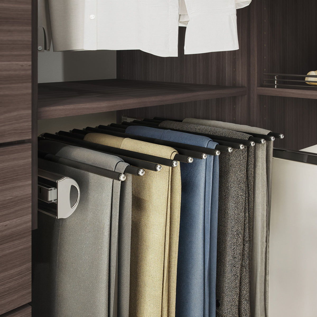 Polished Chrome 24" Wide Pant Rack