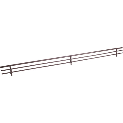 29" Wide Dark Bronze Wire Shoe Fence for Shelving