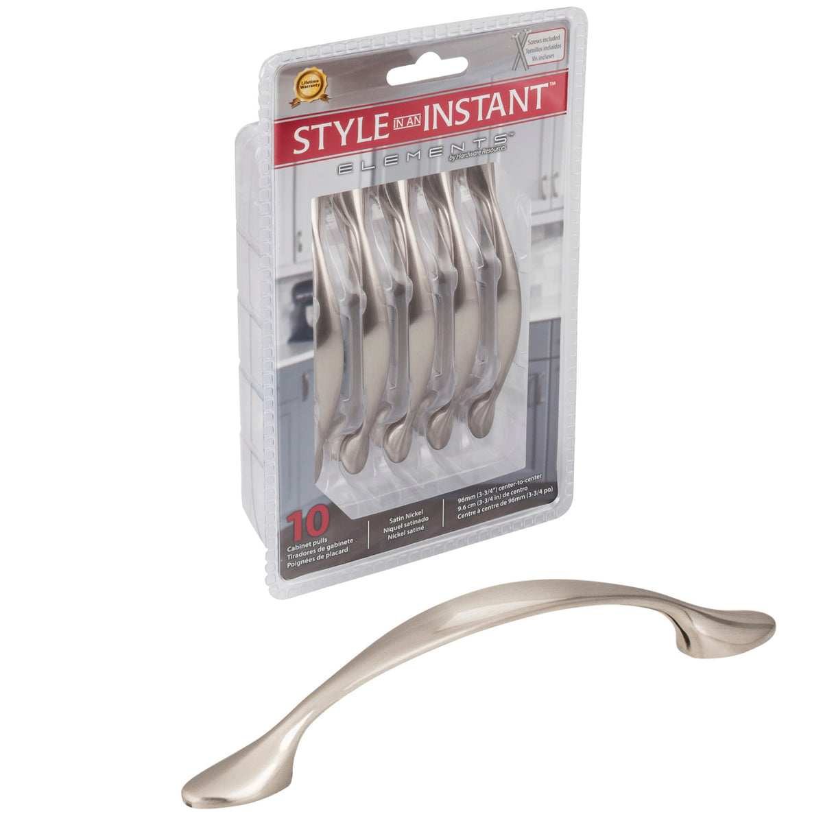 Retail Pack Hardware 96 mm Center-to-Center Bar Pull