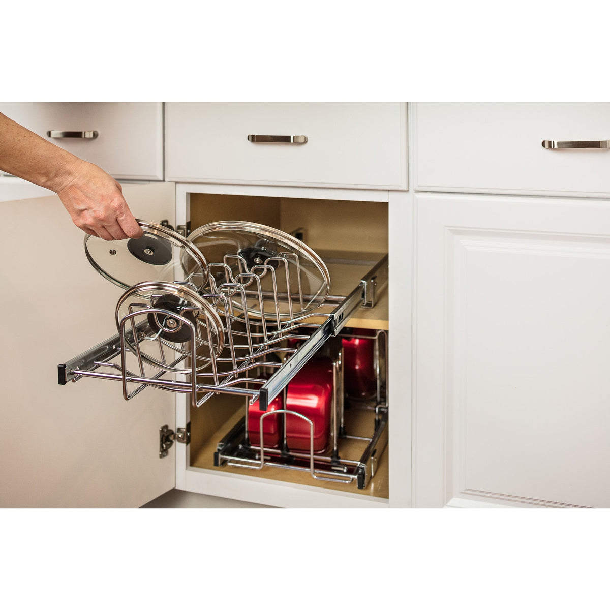 Wire Cookware Lid Pullout