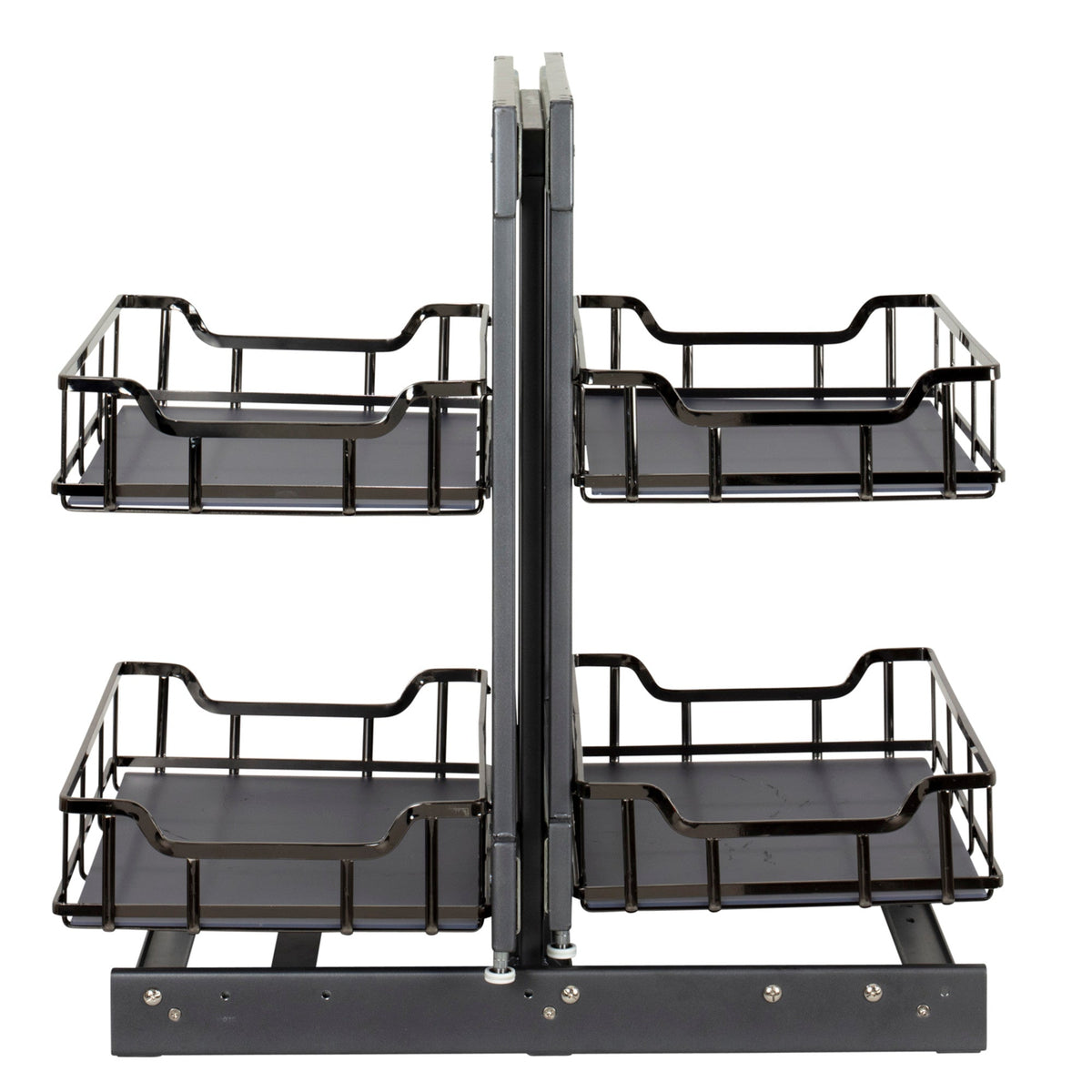 15" Black Nickel STORAGE WITH STYLE® Full-Height Blind Corner Organizer