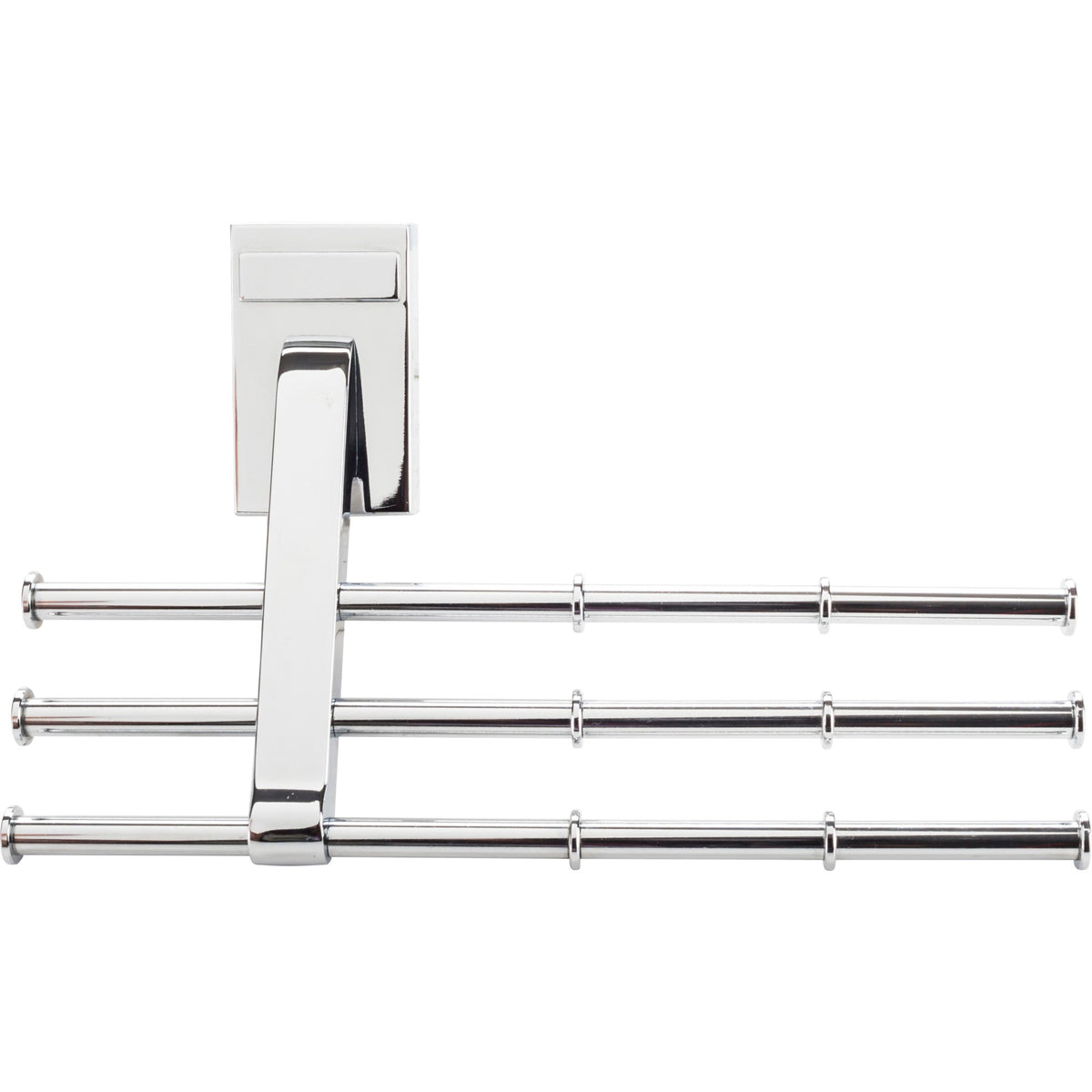 Polished Chrome Tri-Level Tie Organizer