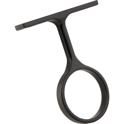 Matte Black Center Support Bracket for 1-5/16" Round Closet Rods