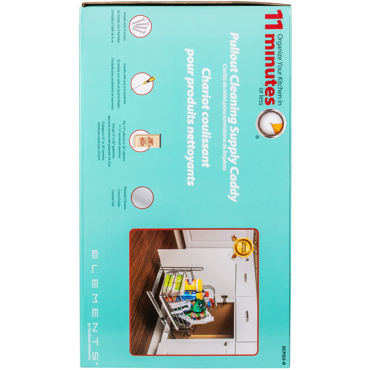 Cleaning Supply Caddy Pullout