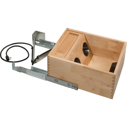15" Powered Vanity Drawer