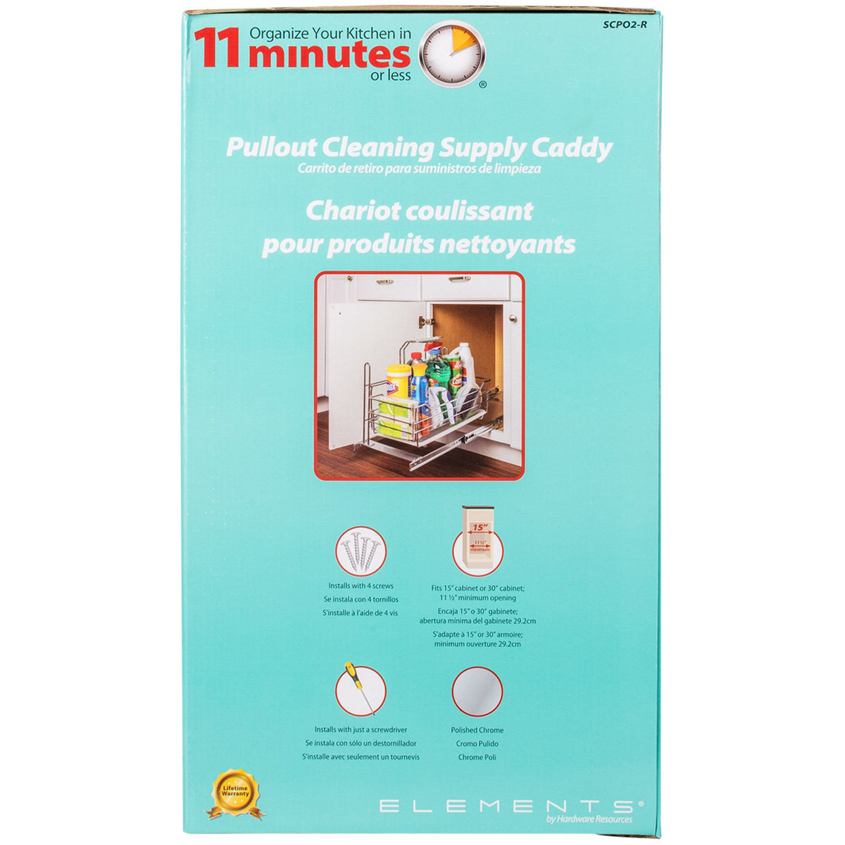 Cleaning Supply Caddy Pullout