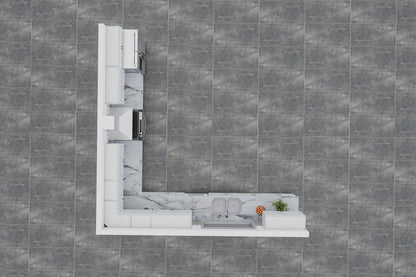 Fabuwood Allure Galaxy Frost 15x15 Kitchen