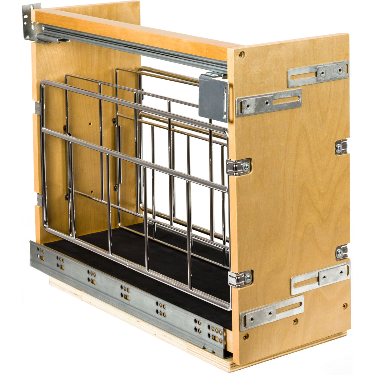 8" "No Wiggle" Soft-close Tray Divider Pullout