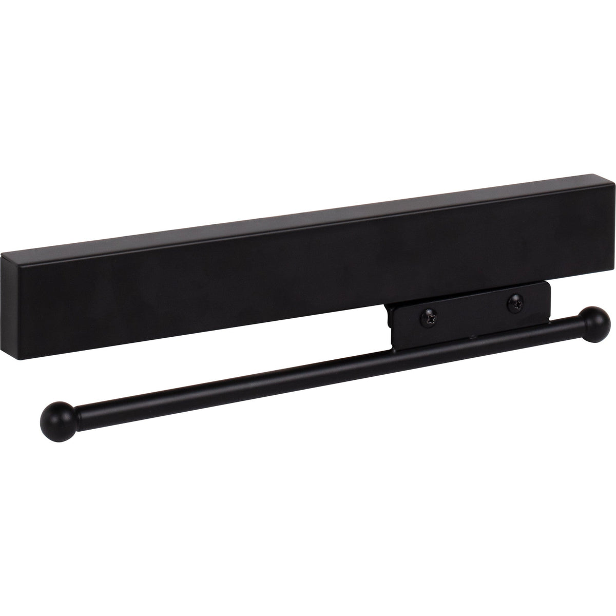 Matte Black 12" Sliding Valet Rod